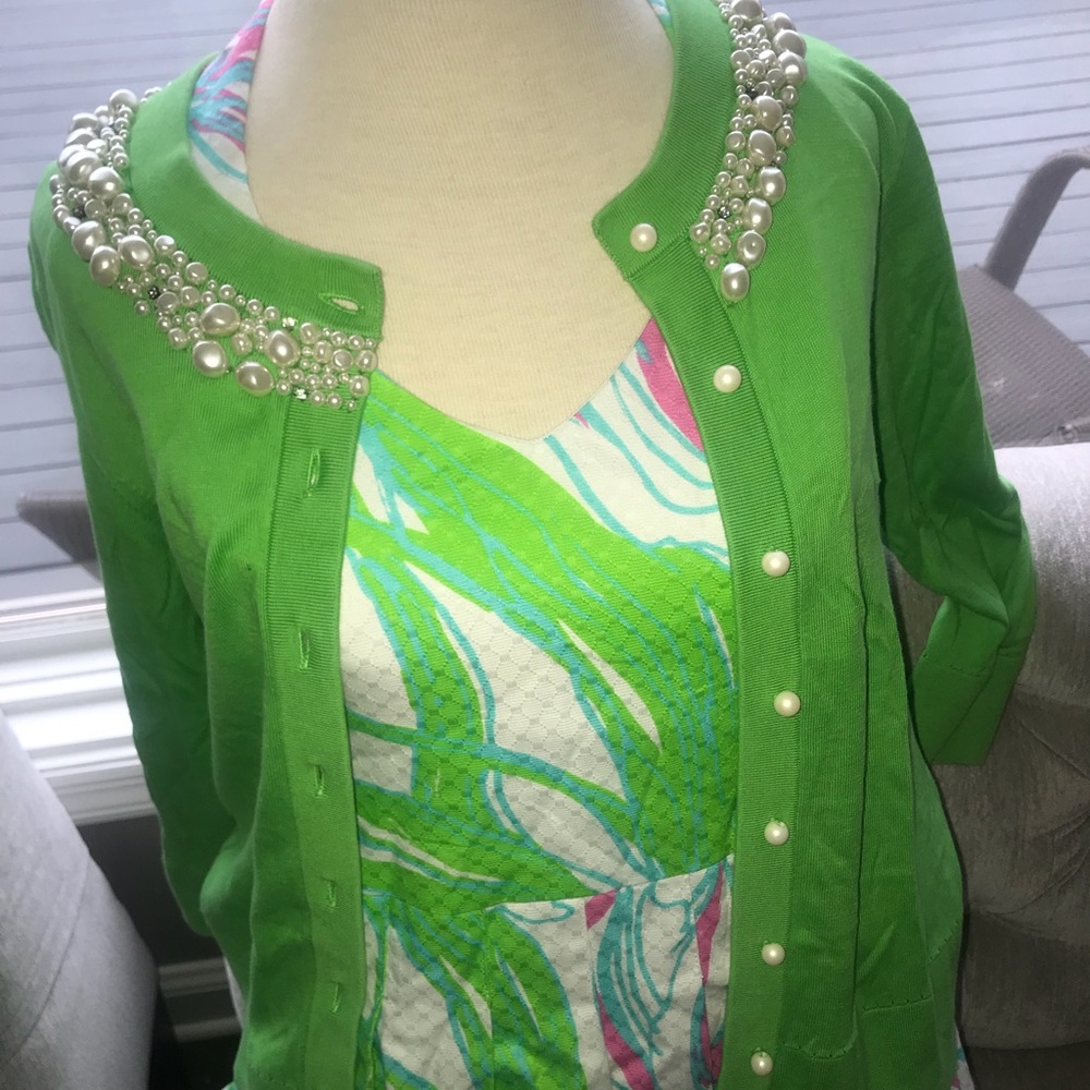 KATE SPADE PEARL CARDIGAN